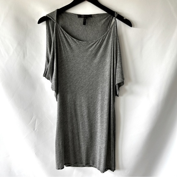 BCBGMaxAzria Women’s Grey Asymmetrical Top Size Small - Picture 1 of 12